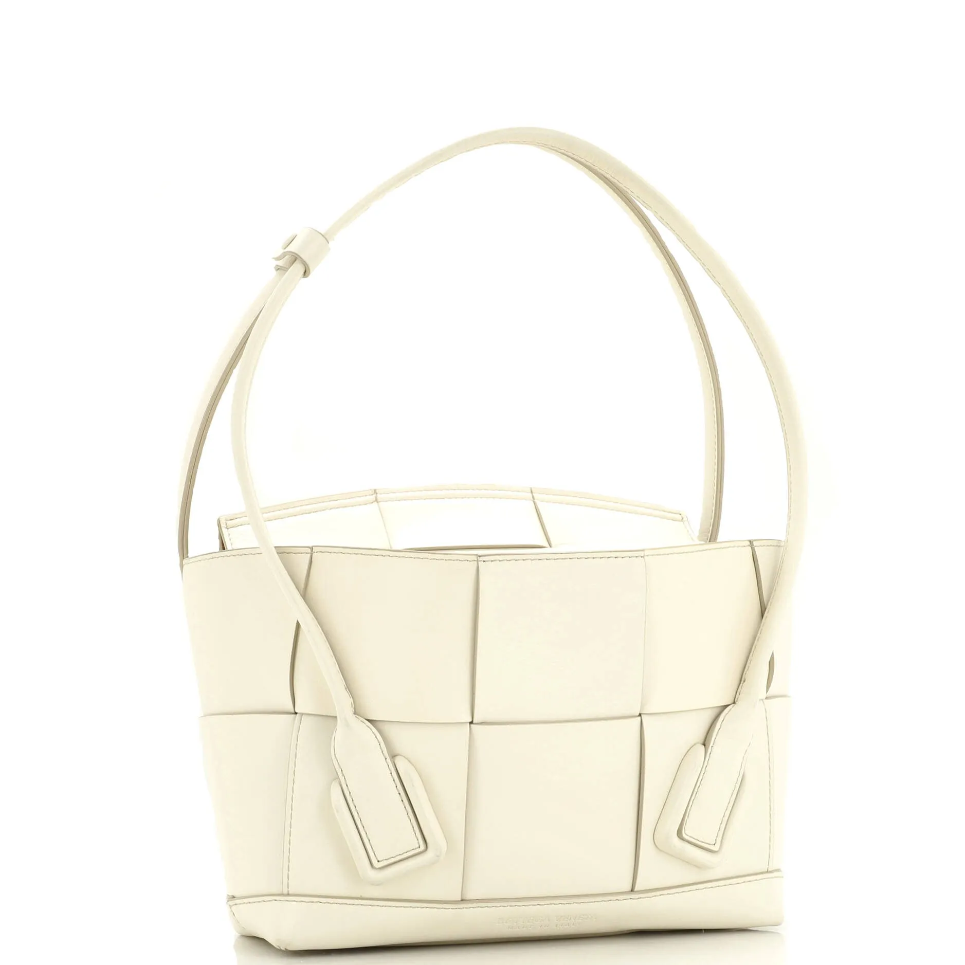 Arco Bag Maxi Intrecciato Leather Small