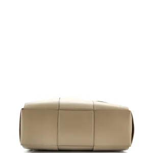 Arco Satchel Maxi Intrecciato Leather Large