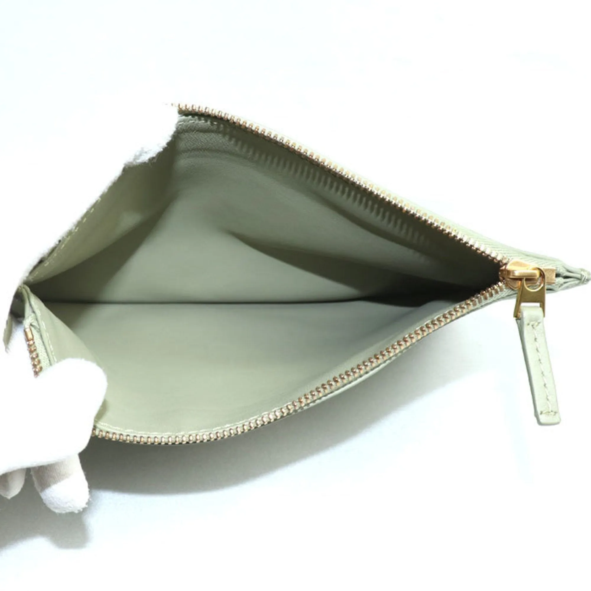 Bottega Veneta Arco Green Leather Bag