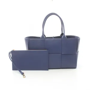 Bottega Veneta Arco Maxi Intrecciato Leather Tote