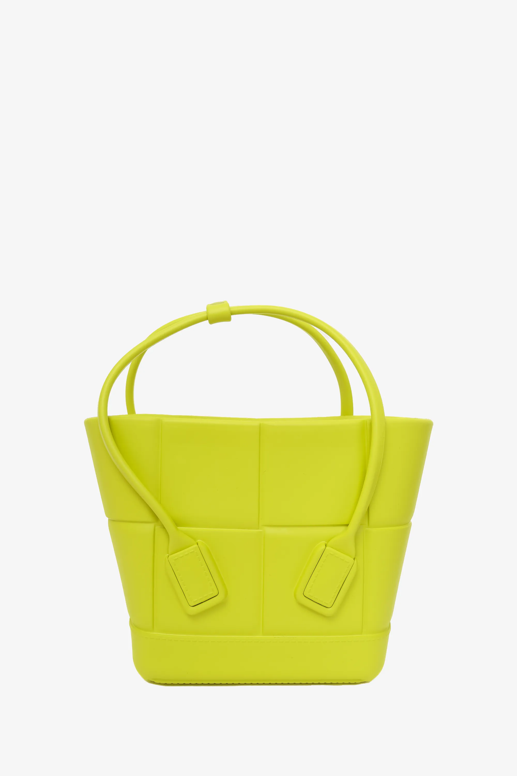 Bottega Veneta Kiwi Rubber Mini Arco Tote Bag