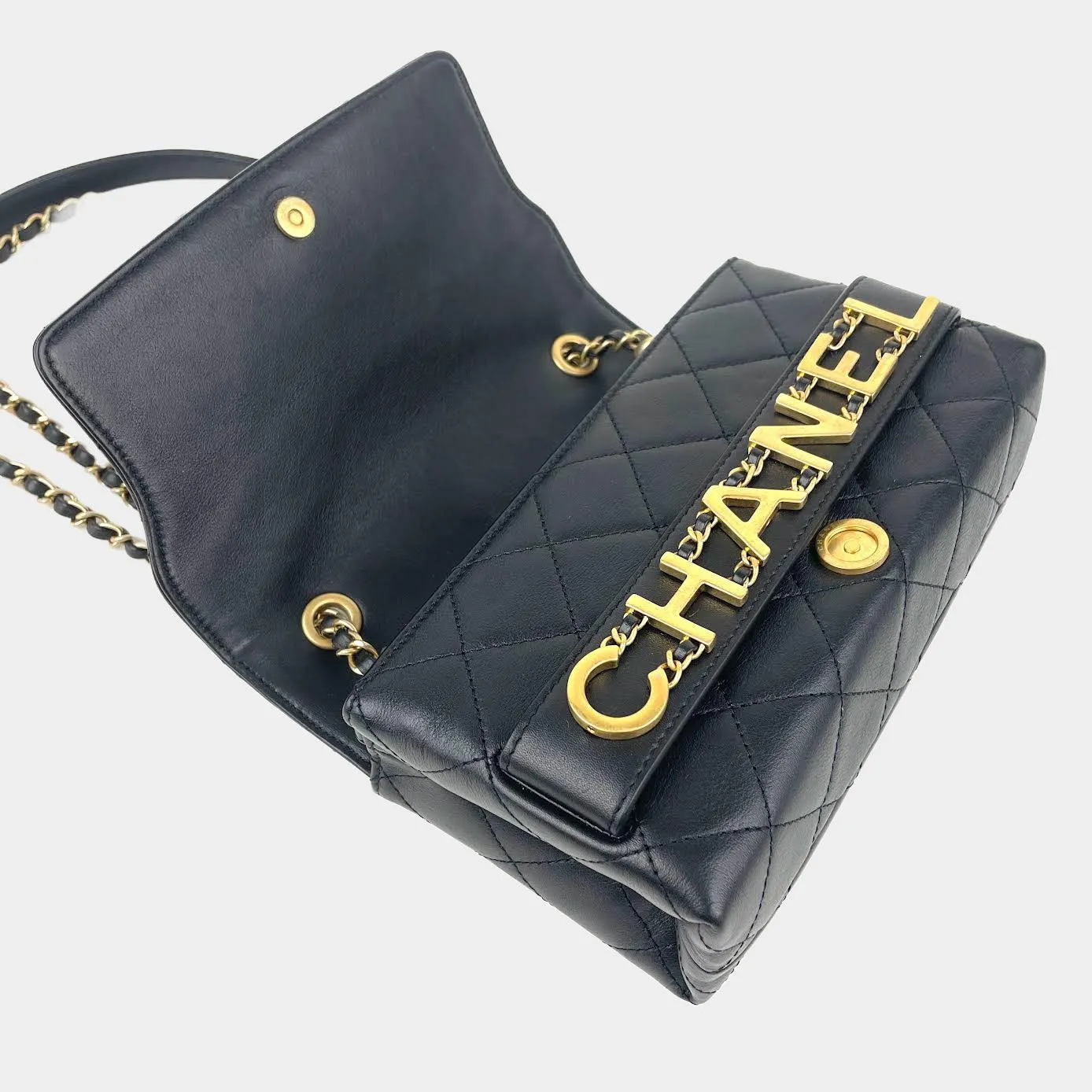 CHANEL Enchained Flap Bag -Small