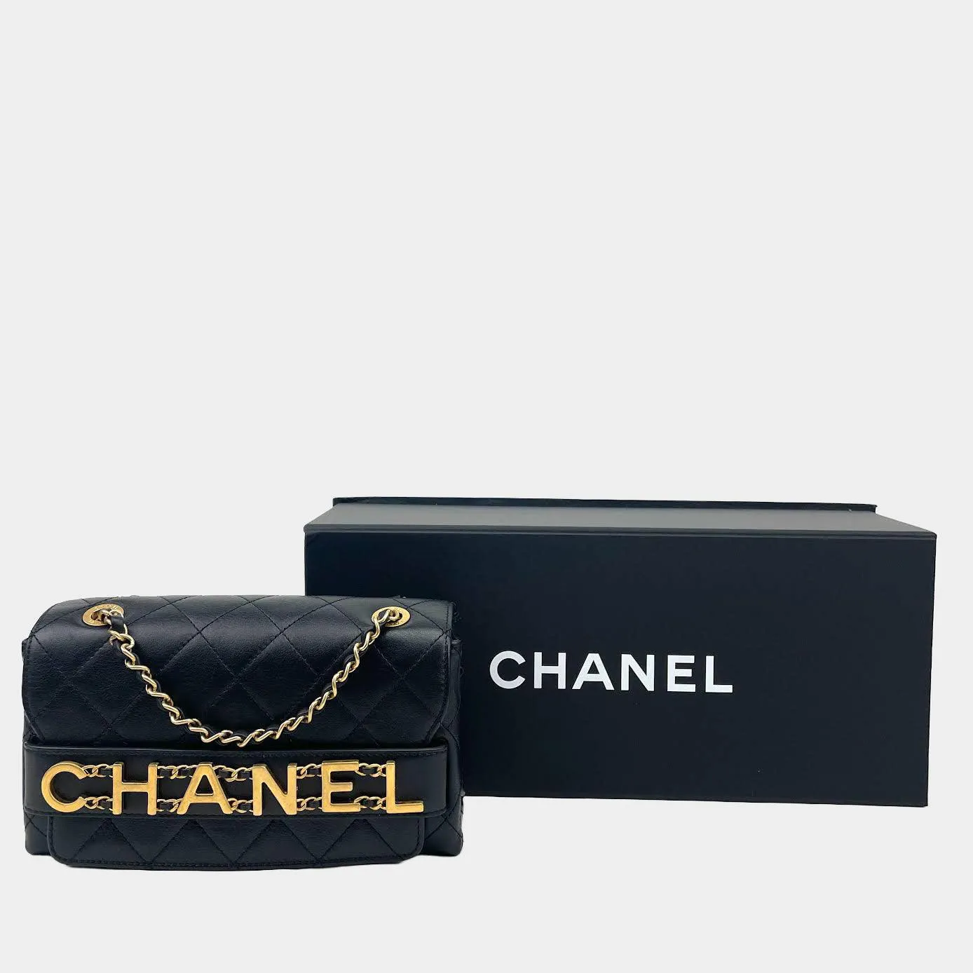 CHANEL Enchained Flap Bag -Small