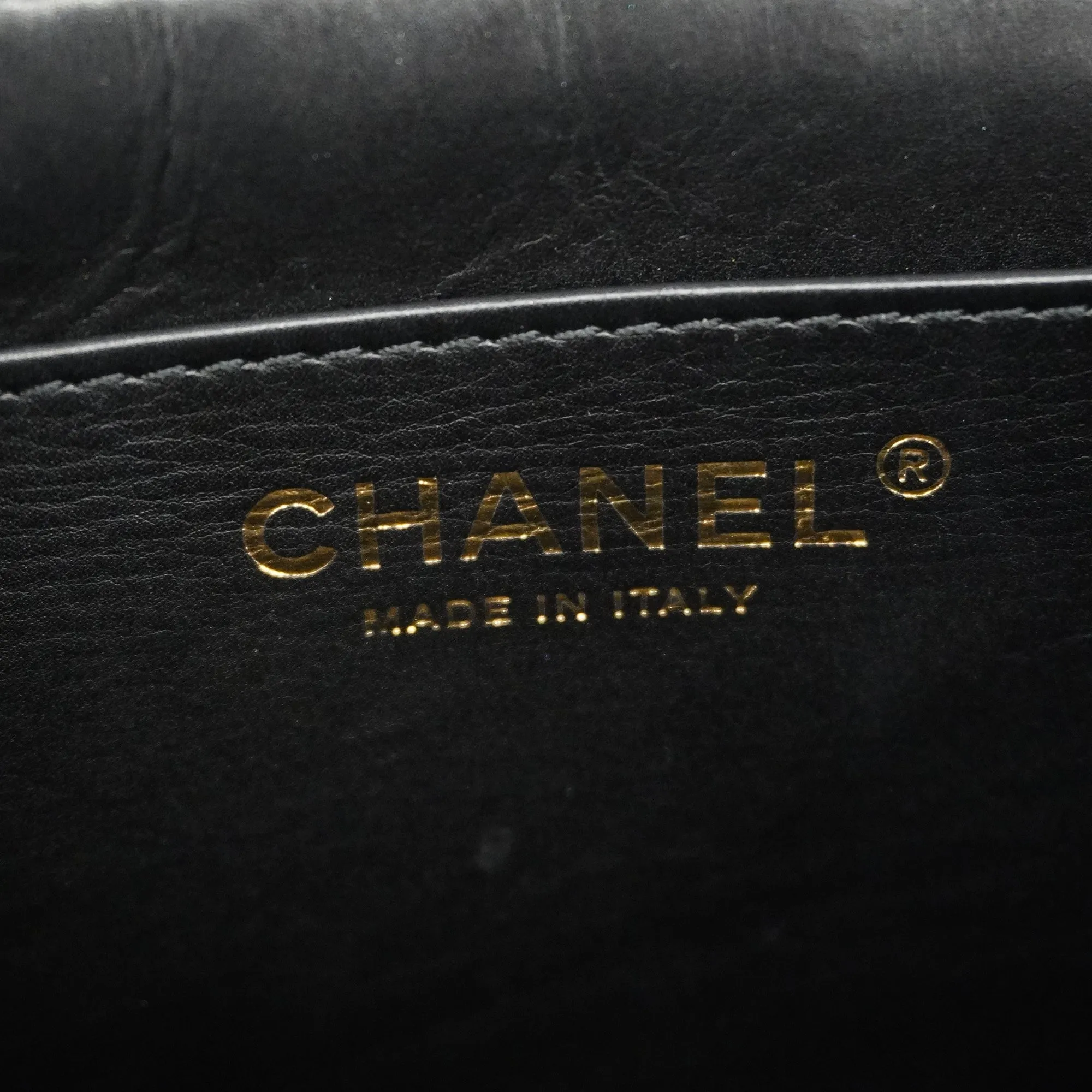 Chanel[3ca0444]   Shoulder Bag Matelasse Chain Shoulder Lambskin Black Gold metal