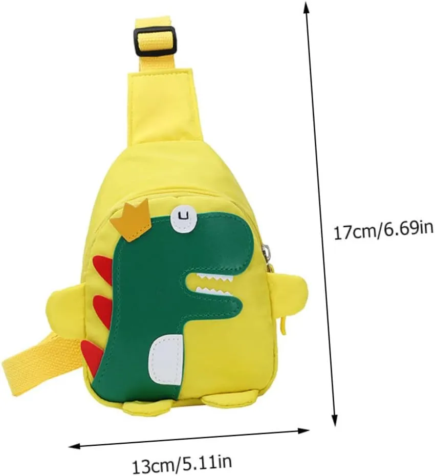 Children Cross-body Bag Dinosaur Chest Pack Stylish and Practical Matches Outfit Easy Zipper Access