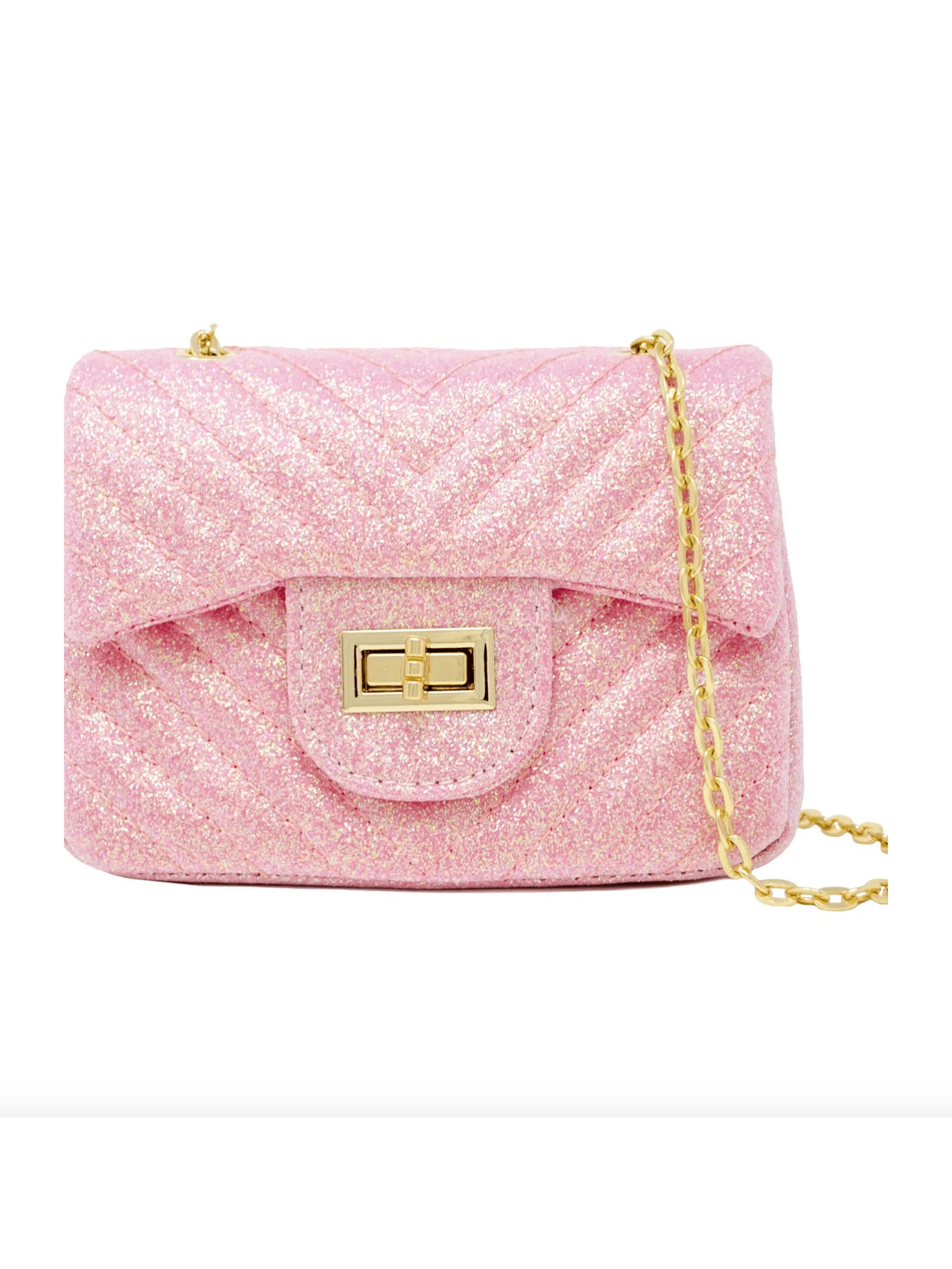 Classic Glitter Wave Handbag