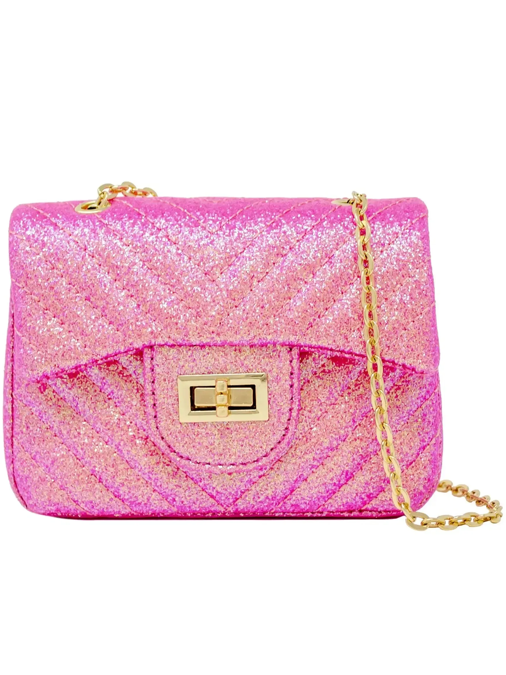 Classic Glitter Wave Handbag