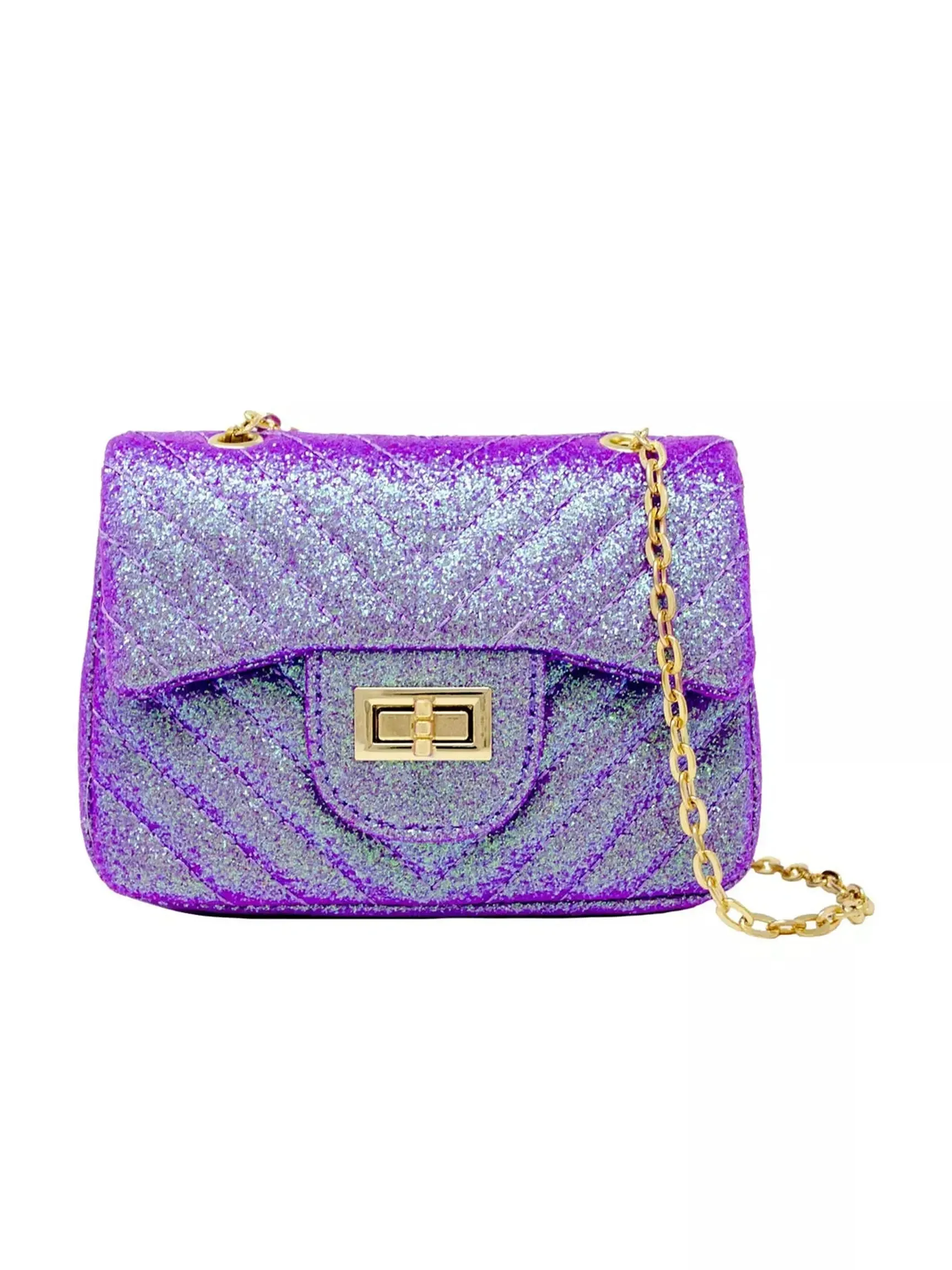 Classic Glitter Wave Handbag