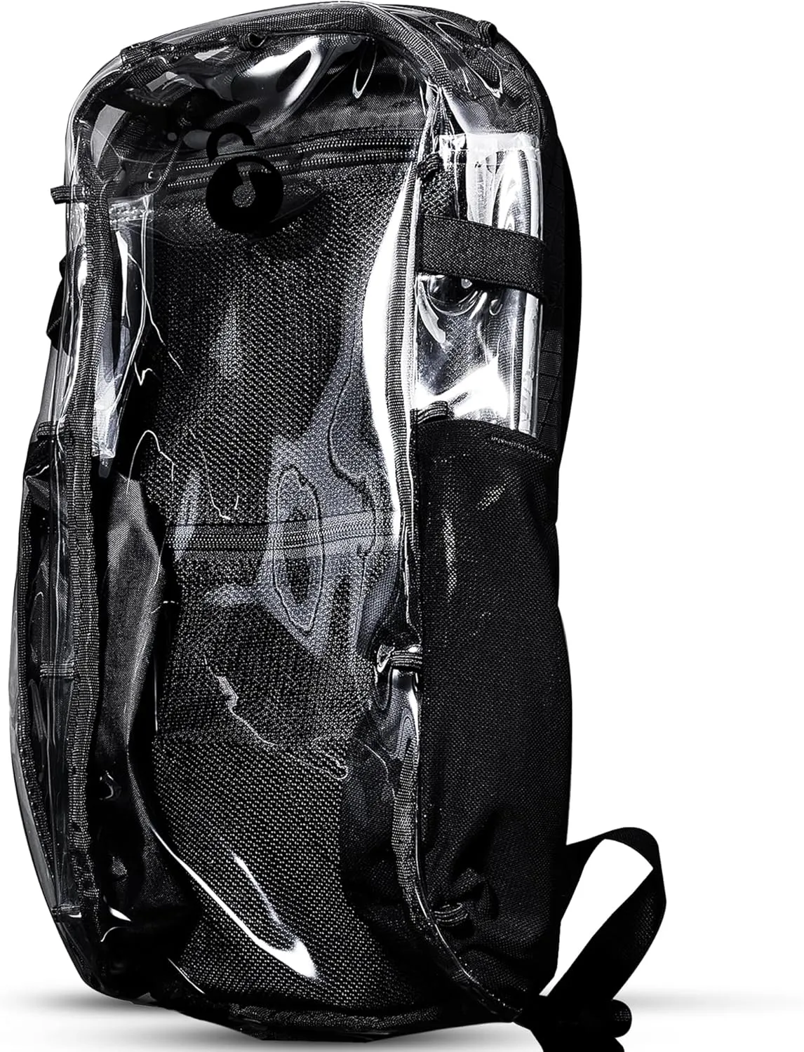 Clear Lite Pack – Anti Theft Clear Bag for Stadium Events with Locking Zippers Protects Items at Festivals, Concerts, and Traveling. Backpack is Compliant with Most Venue Bag Policies