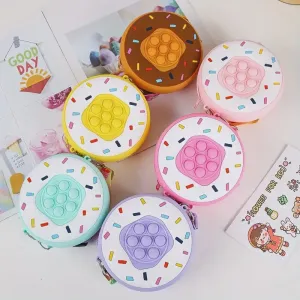 Crossbody Silicone Donut Pop It Purse