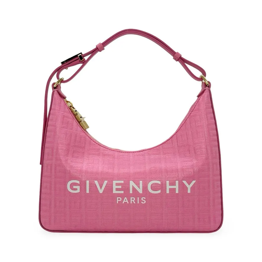 GIVENCHY: 4G Logo Small Moon Cut Out Shoulder Bag