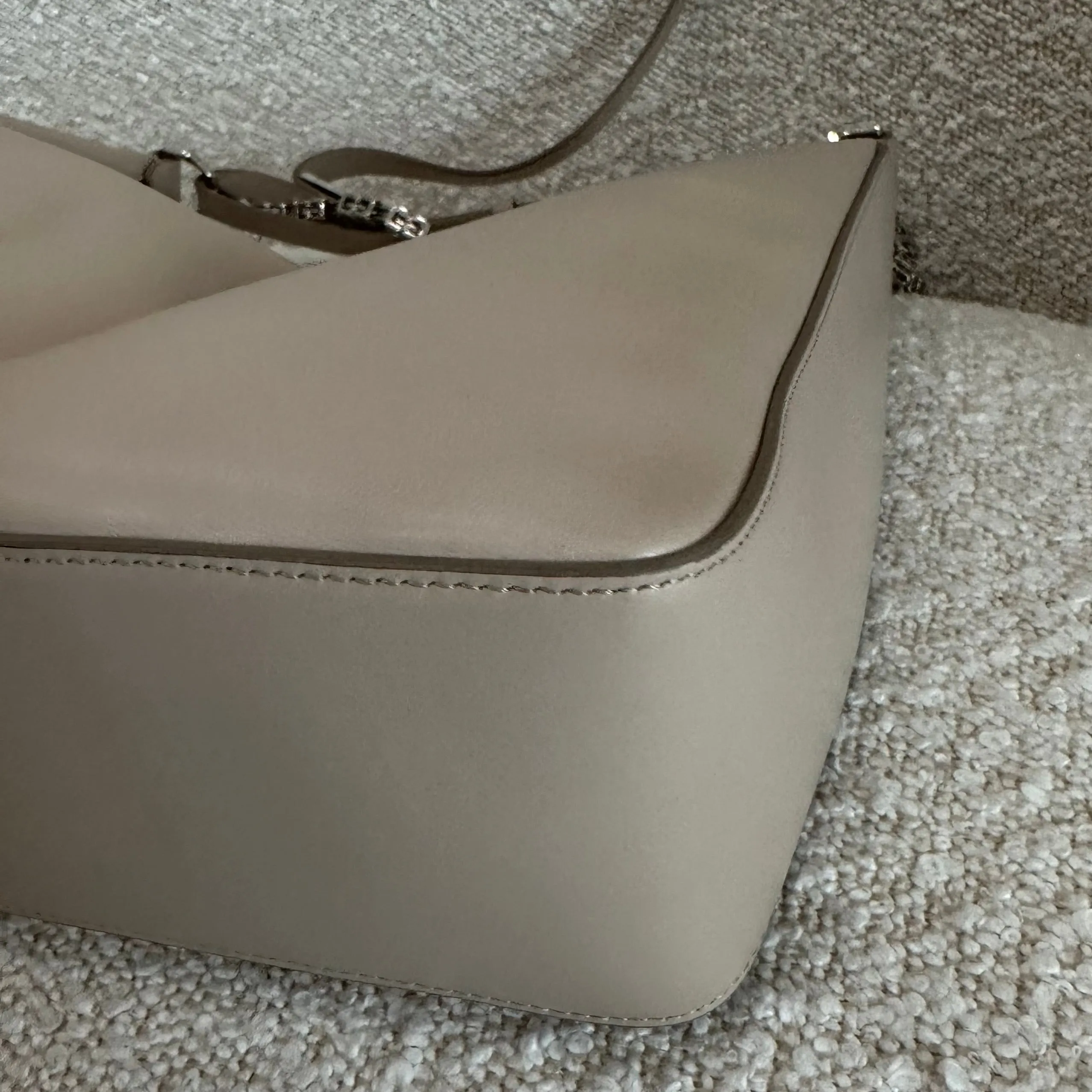 Givenchy Medium Moon Cut Out Leather Shoulder Bag With Chain