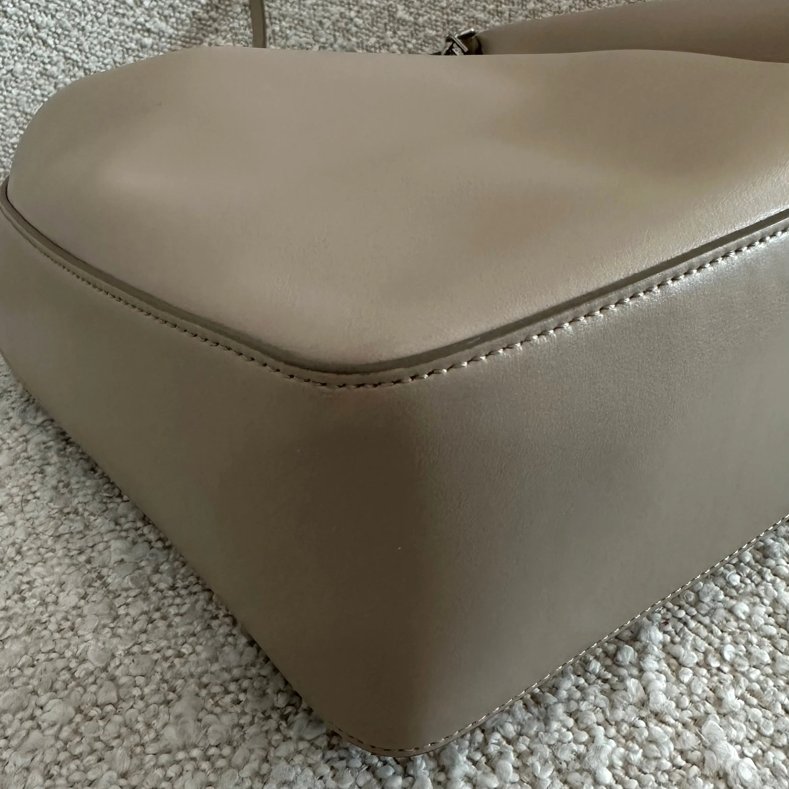 Givenchy Medium Moon Cut Out Leather Shoulder Bag With Chain
