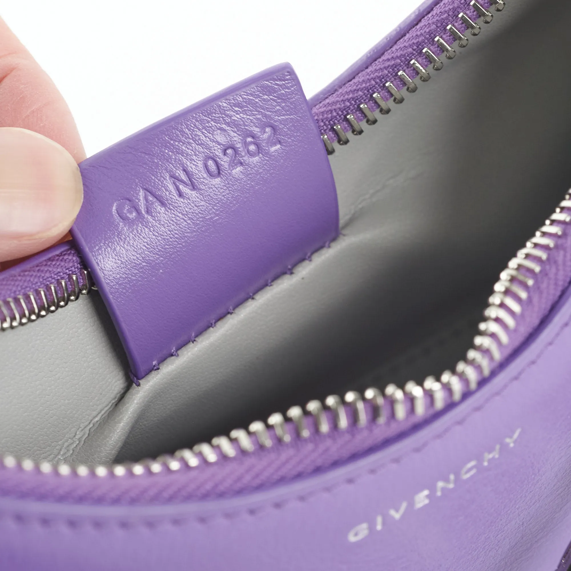 Givenchy Mini Moon Cut Out Bag Ultraviolet