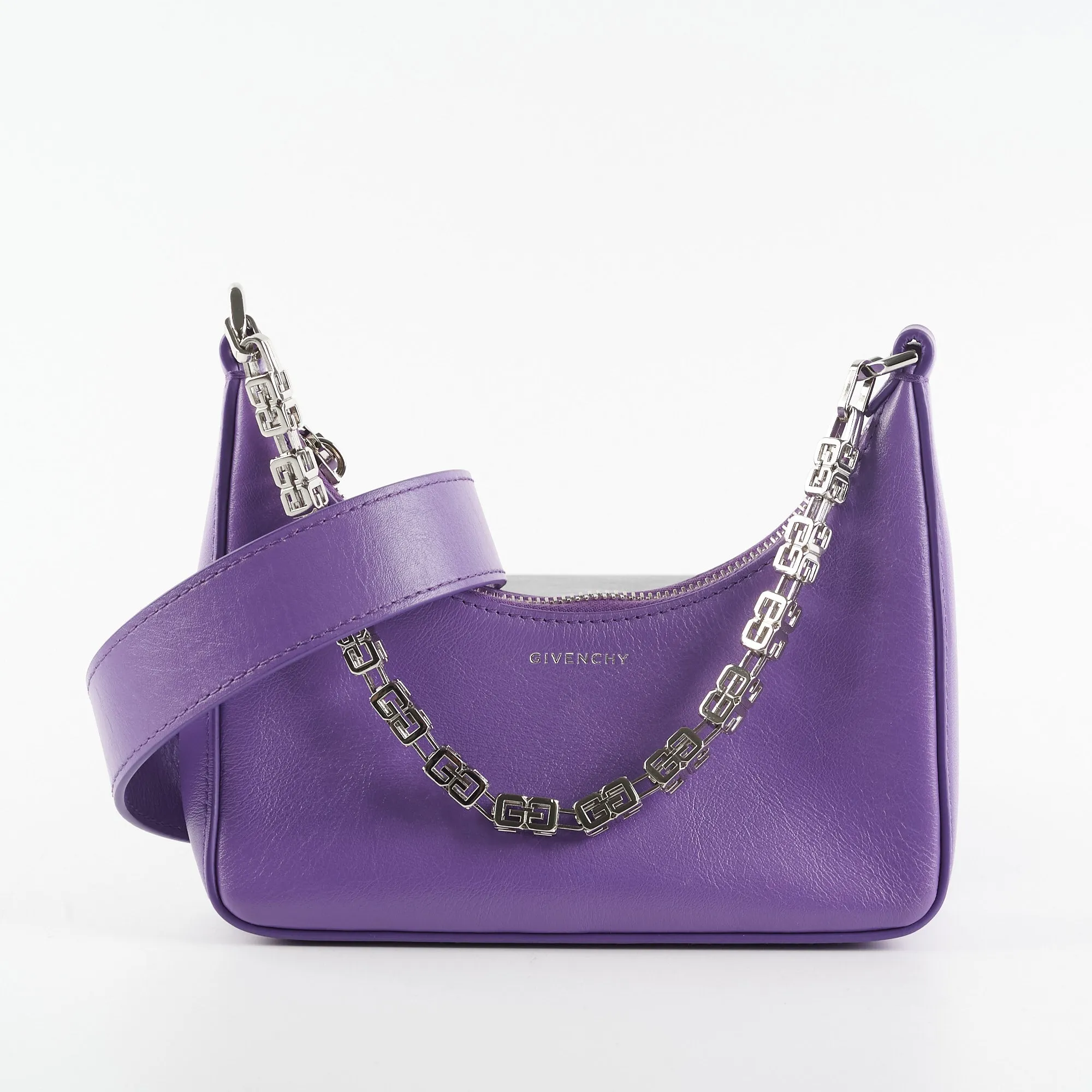Givenchy Mini Moon Cut Out Bag Ultraviolet