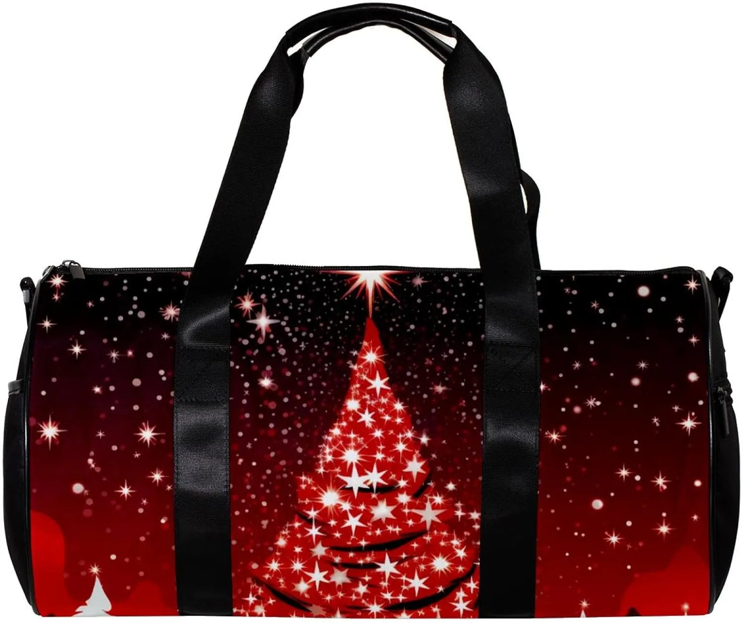 Gym Bag for Women,Small Gym Bag for Men,Christmas Theme,Overnight Bag
