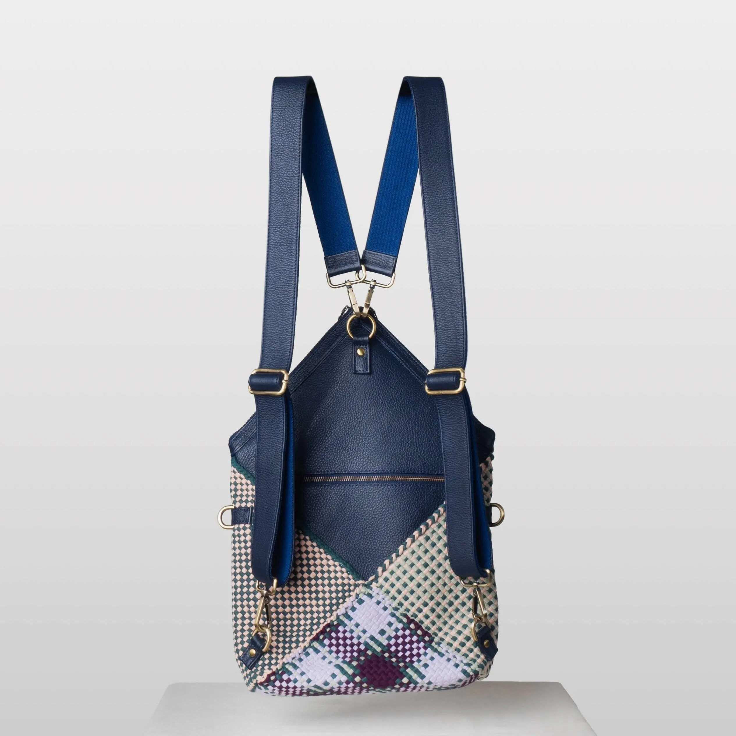 Hunter Convertible Backpack Purple, Green, & Blush