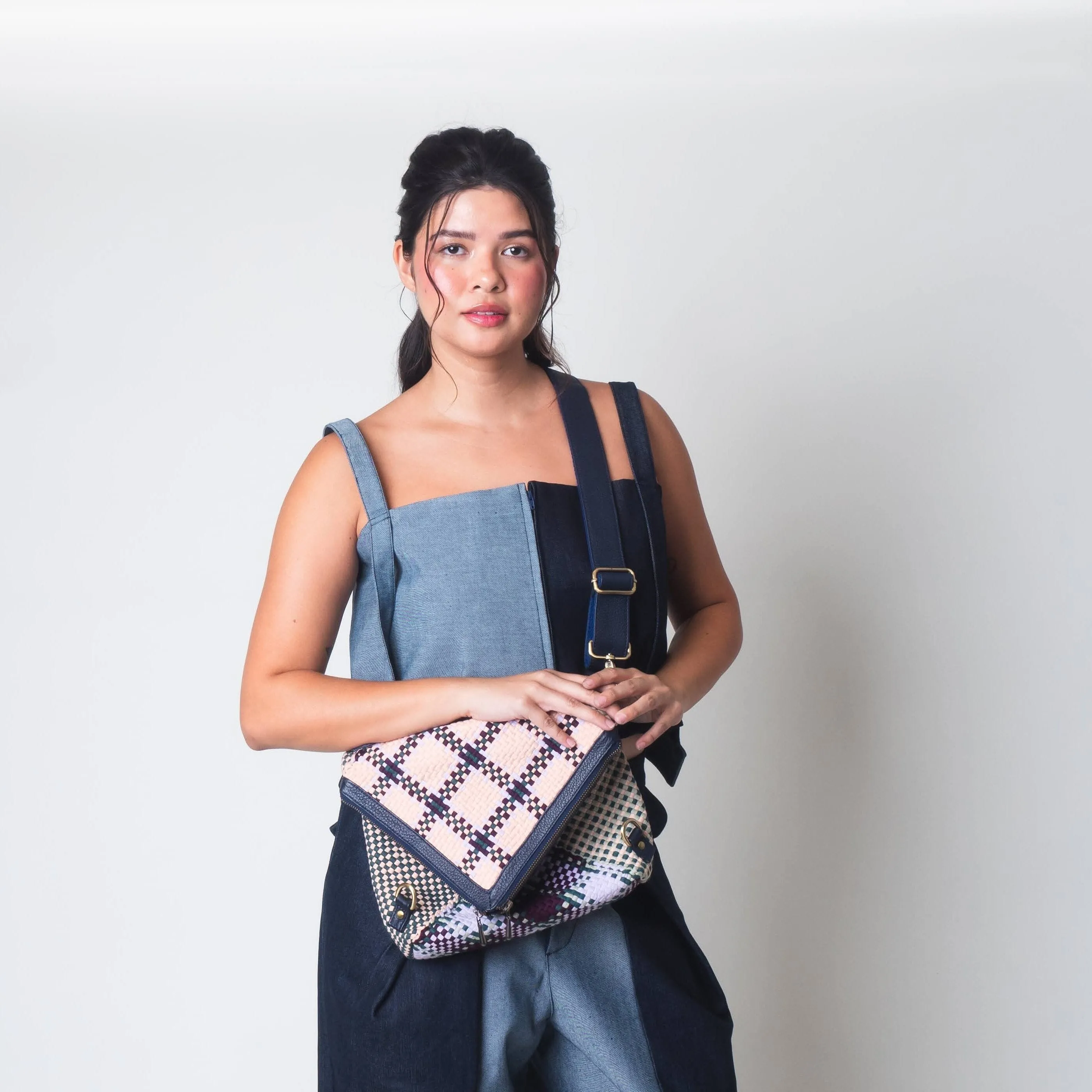 Hunter Convertible Backpack Purple, Green, & Blush