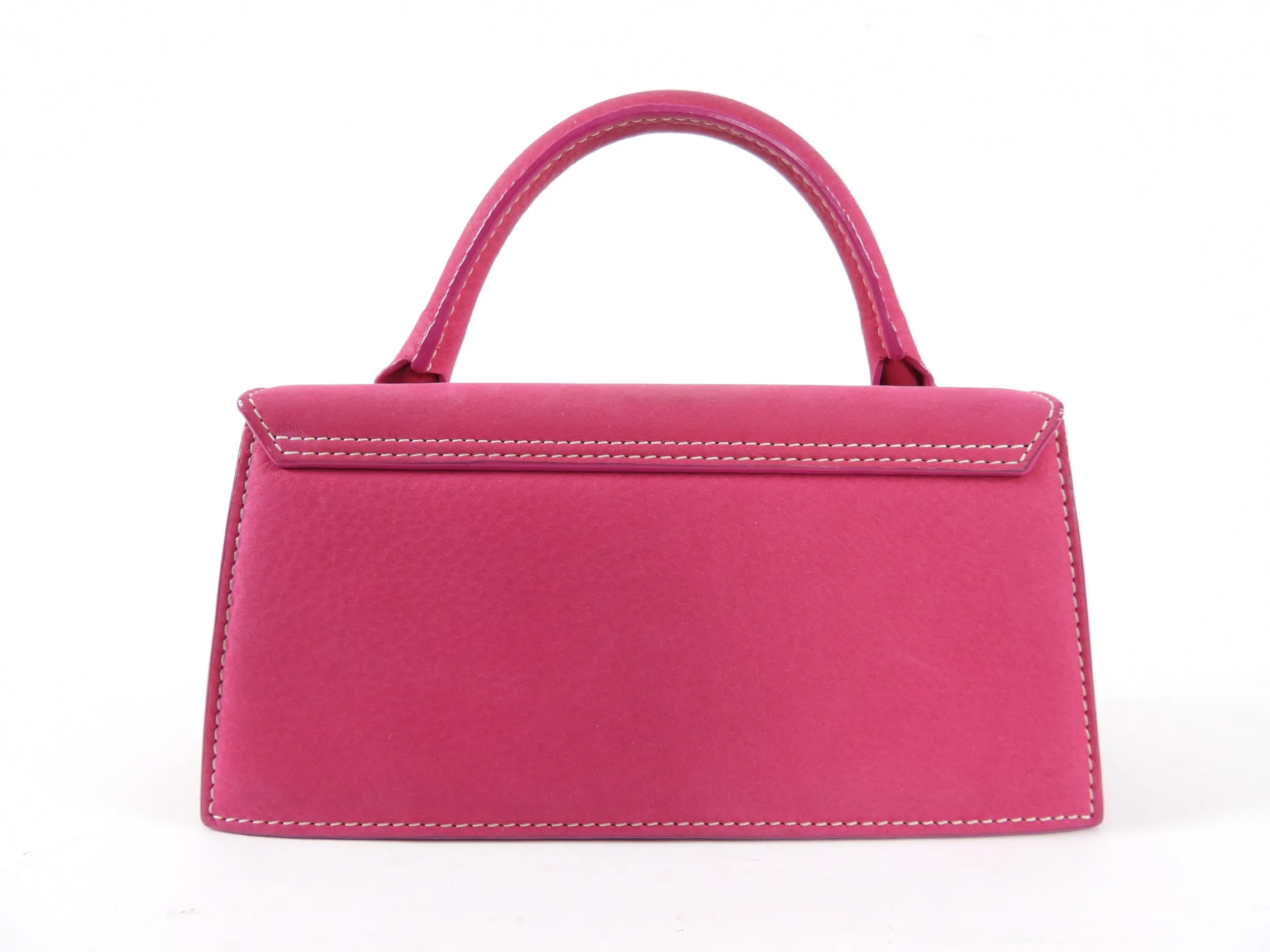 Jacquemus Le Chiquito Long Fuchsia Pink Mini Bag