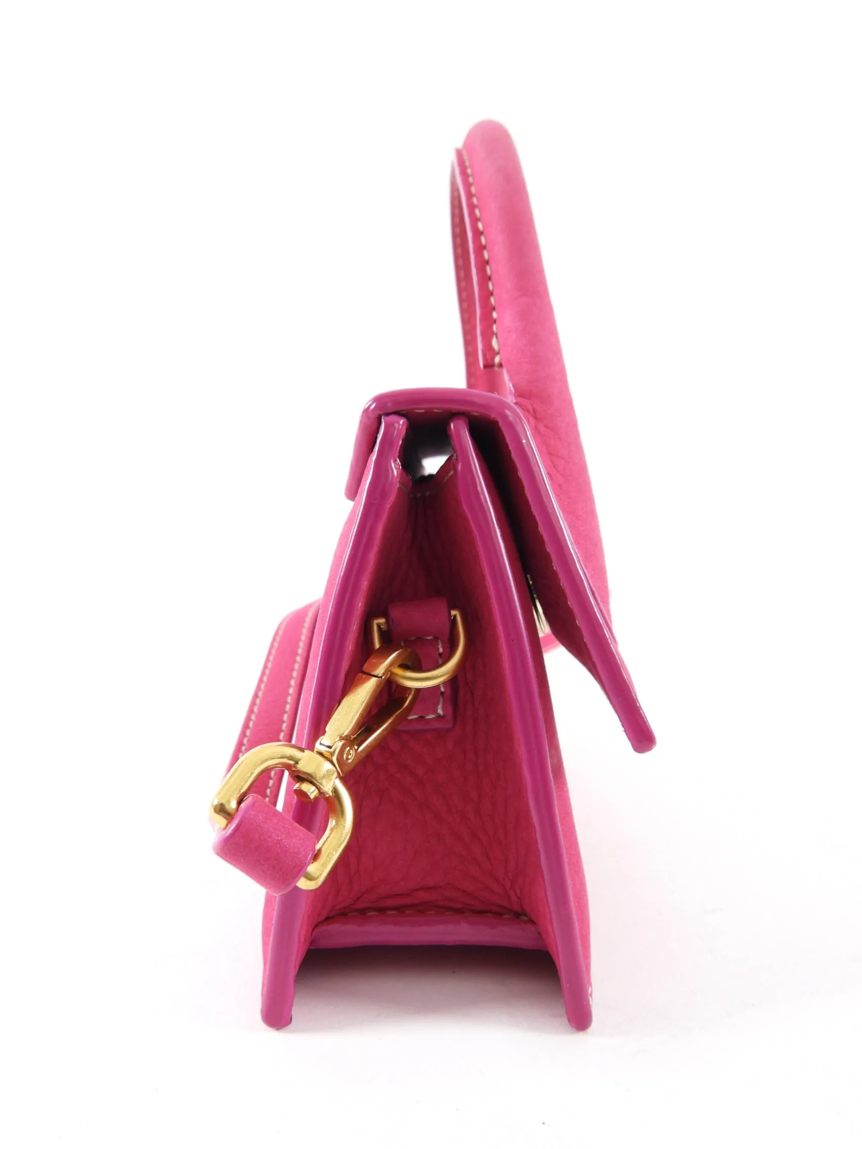 Jacquemus Le Chiquito Long Fuchsia Pink Mini Bag