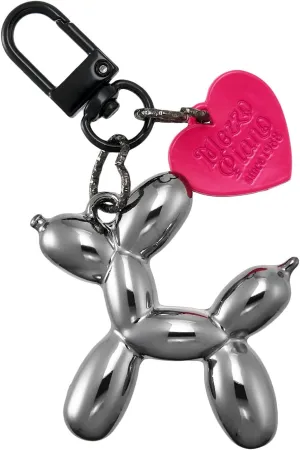 Jelly Balloon Dog Keychain Women Cute Bag Charms for Handbags Purse Backpack Car Key Chain Accessories Aesthetic