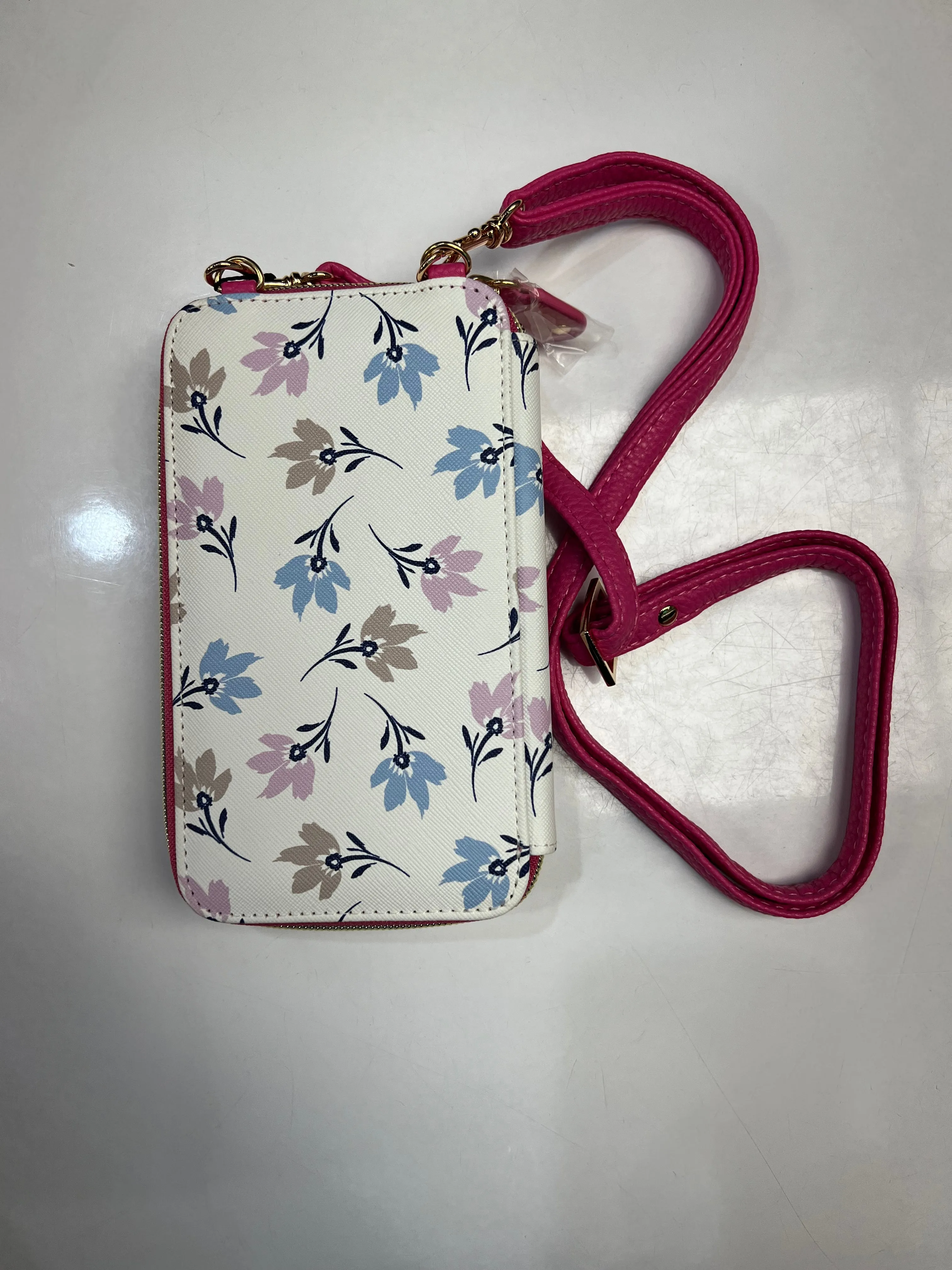 Julia Buxton Vegan Leather RFID Everywhere Crossbody Cellphone Wallet Bag