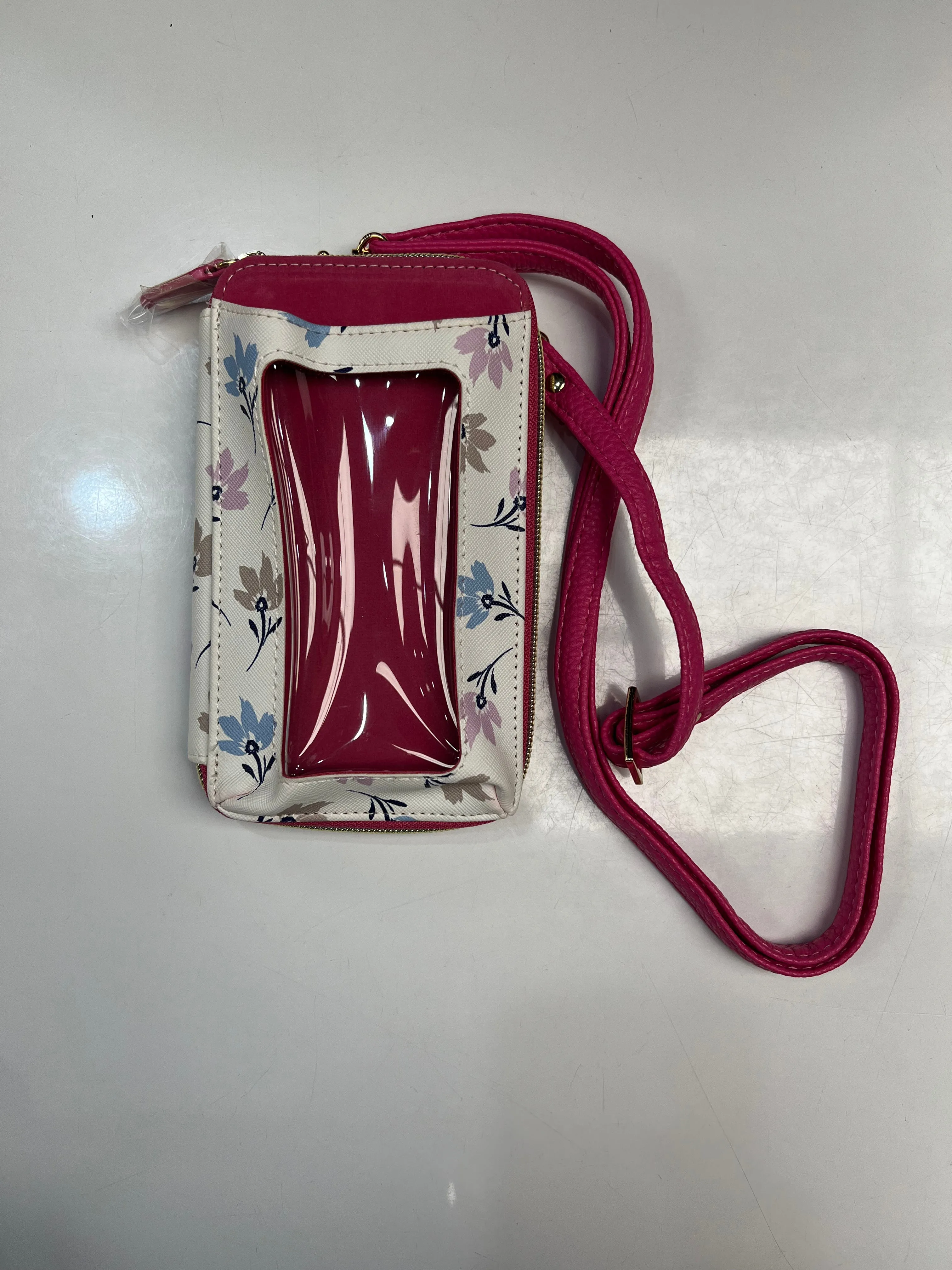 Julia Buxton Vegan Leather RFID Everywhere Crossbody Cellphone Wallet Bag