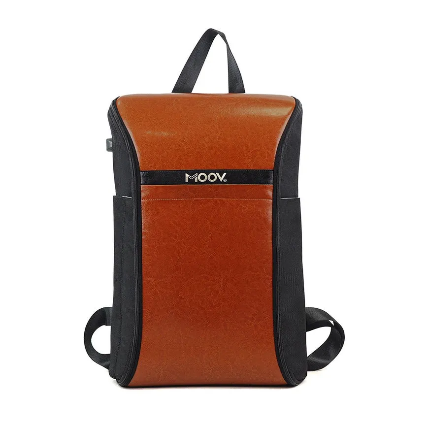 Laptop Backpack - Sleek Convertible Bag: Genuine Leather