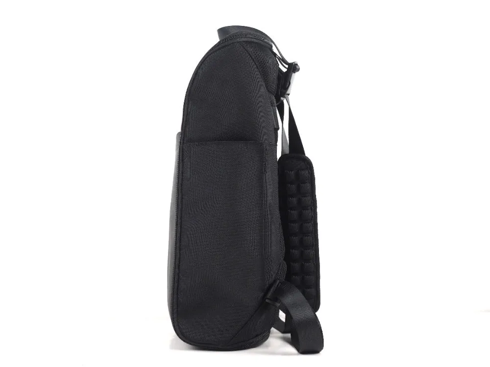 Laptop Backpack - Sleek Convertible Bag: Genuine Leather