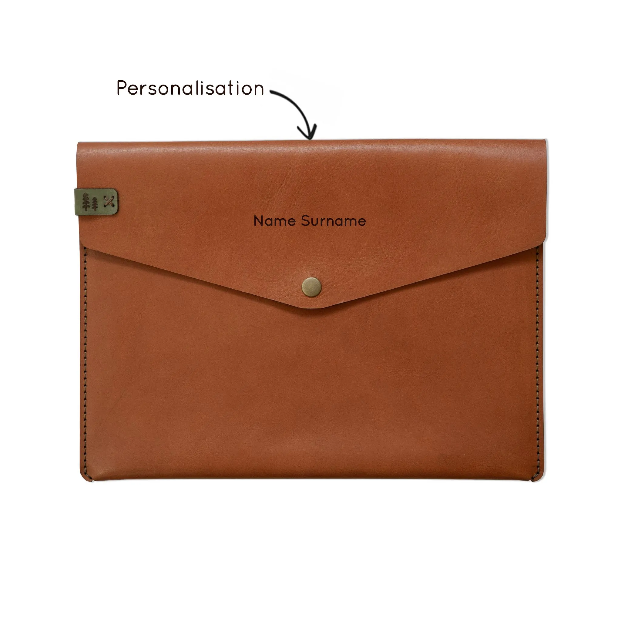 Leather Macbook Sleeve - Adventure Range