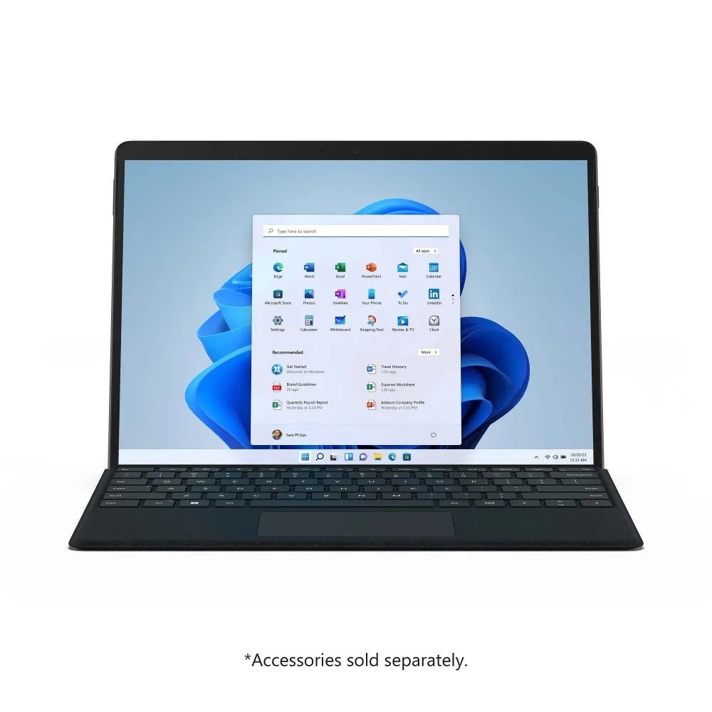 Microsoft Surface Pro 8 Laptop -  13" Touchscreen - 11th Gen Intel Core i7 Processor - 16GB Memory - 128GB SSD - Intel Iris Xe Graphics - Windows 11 Home - Graphite