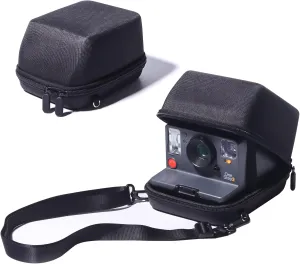Protective Case for Polaroid Now 2nd/3rd, Now  Gen 2/3rd, I-Type, OneStep , Onestep 2, Filp, Instant Film Camera - Hard Shell Camera Case with Adjustable Shoulder Strap (Black) (No Camera)