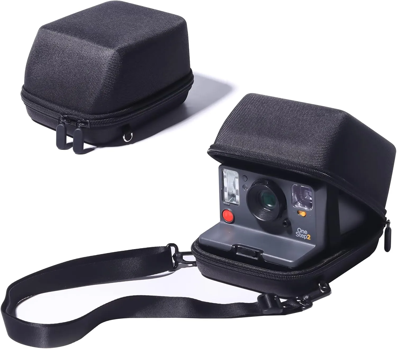 Protective Case for Polaroid Now 2nd/3rd, Now  Gen 2/3rd, I-Type, OneStep , Onestep 2, Filp, Instant Film Camera - Hard Shell Camera Case with Adjustable Shoulder Strap (Black) (No Camera)