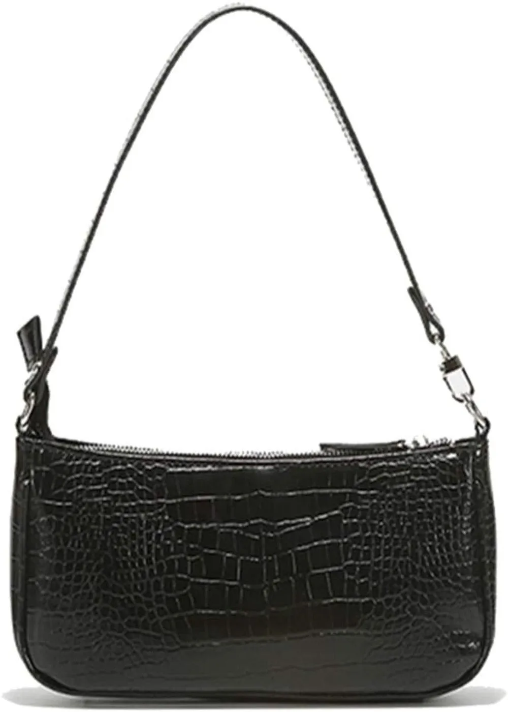 Retro Classic Clutch Shoulder Tote Hand-Bag with Zipper Closure