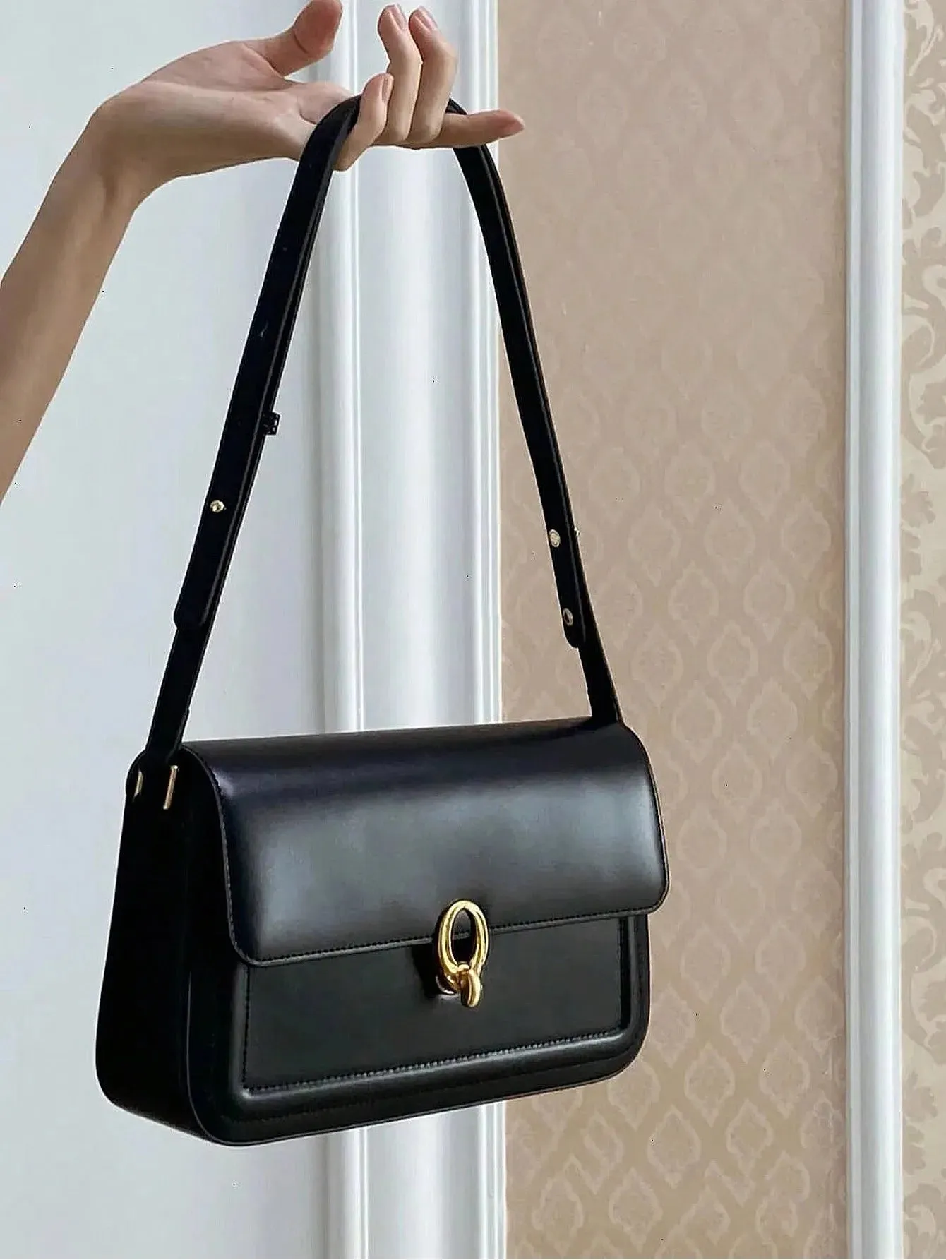 Retro women's new high-end texture niche underarm bag, crossbody shoulder bag
