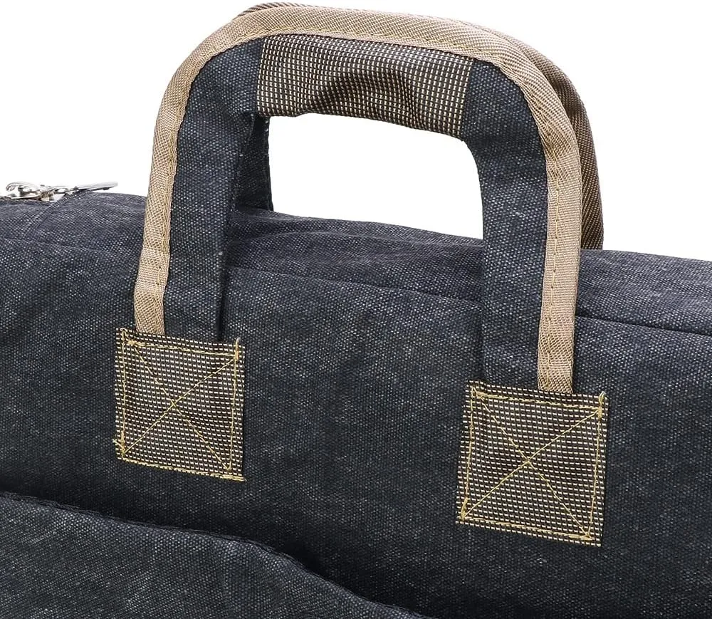 TRANSON Art Portfolio Case Artist Backpack Canvas Bag Large 26 x 19.5