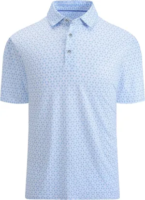WARHORSEE Golf Polo Shirts for Men Short Sleeve Wrinkle Free 4 Way Stretch Moisture Wicking Performance Collared Tshirts