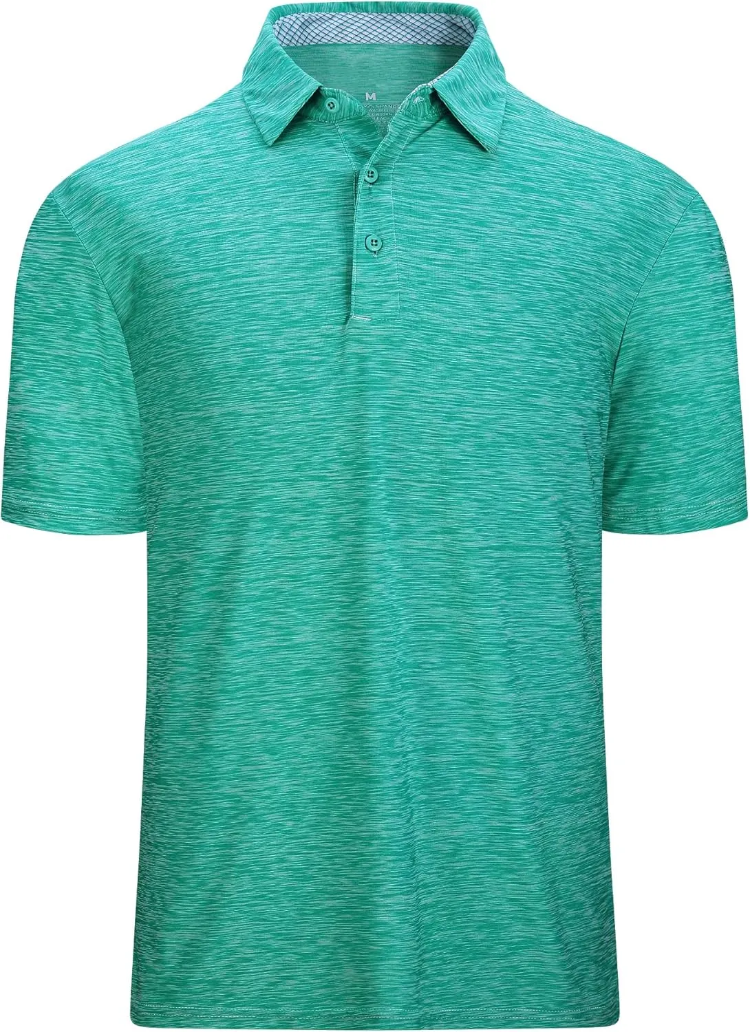 WARHORSEE Mens Golf Polo Shirts Short Sleeve Quick Dry, Performance Stretchy Casual Polo Shirts for Men