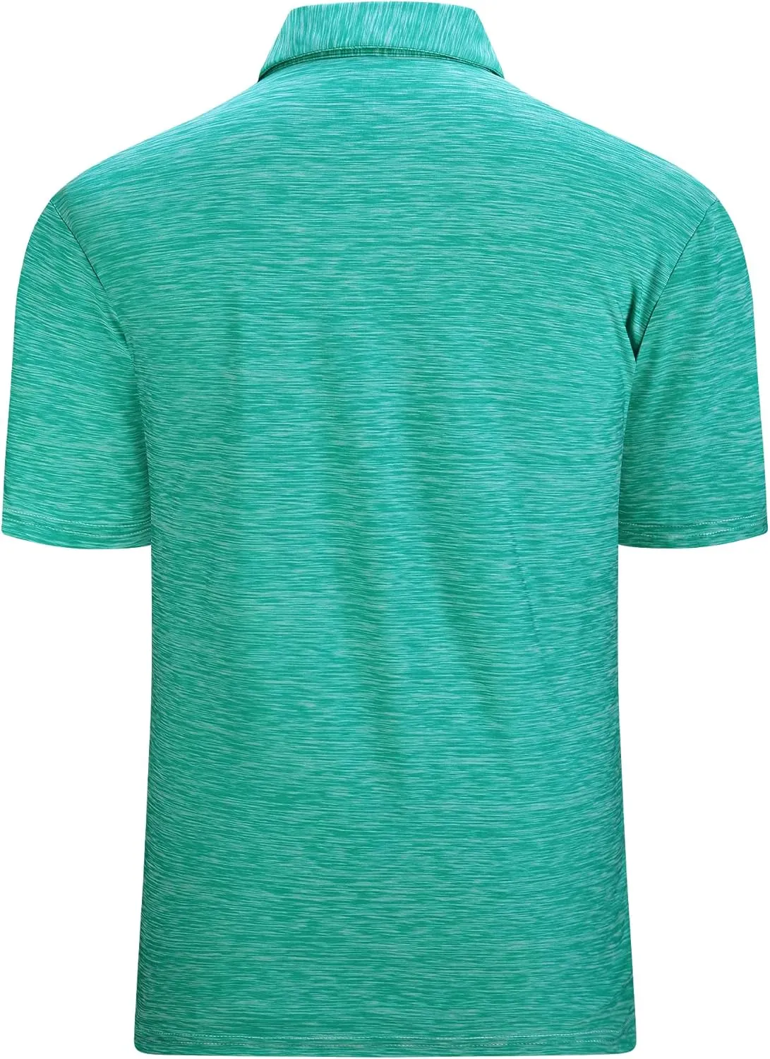 WARHORSEE Mens Golf Polo Shirts Short Sleeve Quick Dry, Performance Stretchy Casual Polo Shirts for Men
