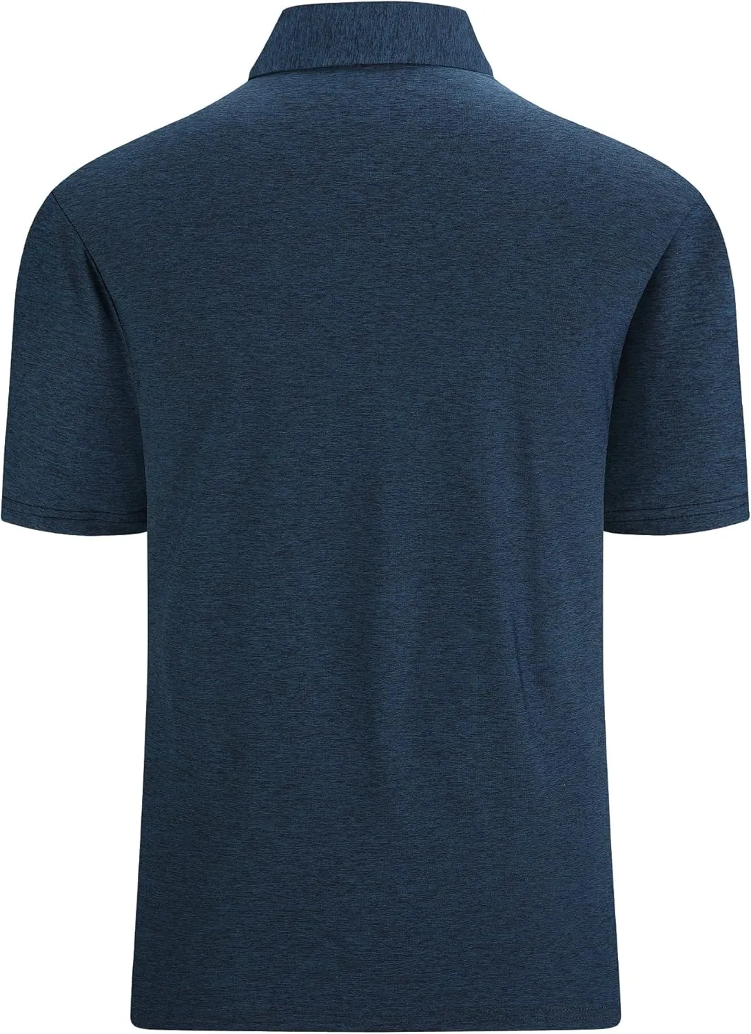 WARHORSEE Mens Golf Polo Shirts Short Sleeve Quick Dry, Performance Stretchy Casual Polo Shirts for Men