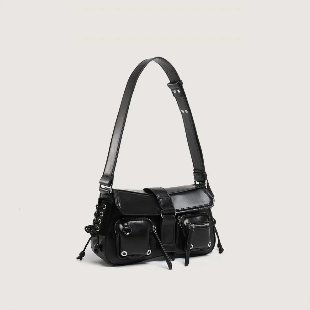 Women's Multiple Pockets Eco Leather Underarm Shoulder Bags